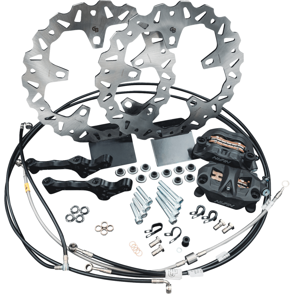 GBRAKES Wraith Brake Kit '15-'23 - 12.5 inch - MetalCore Harley Supply