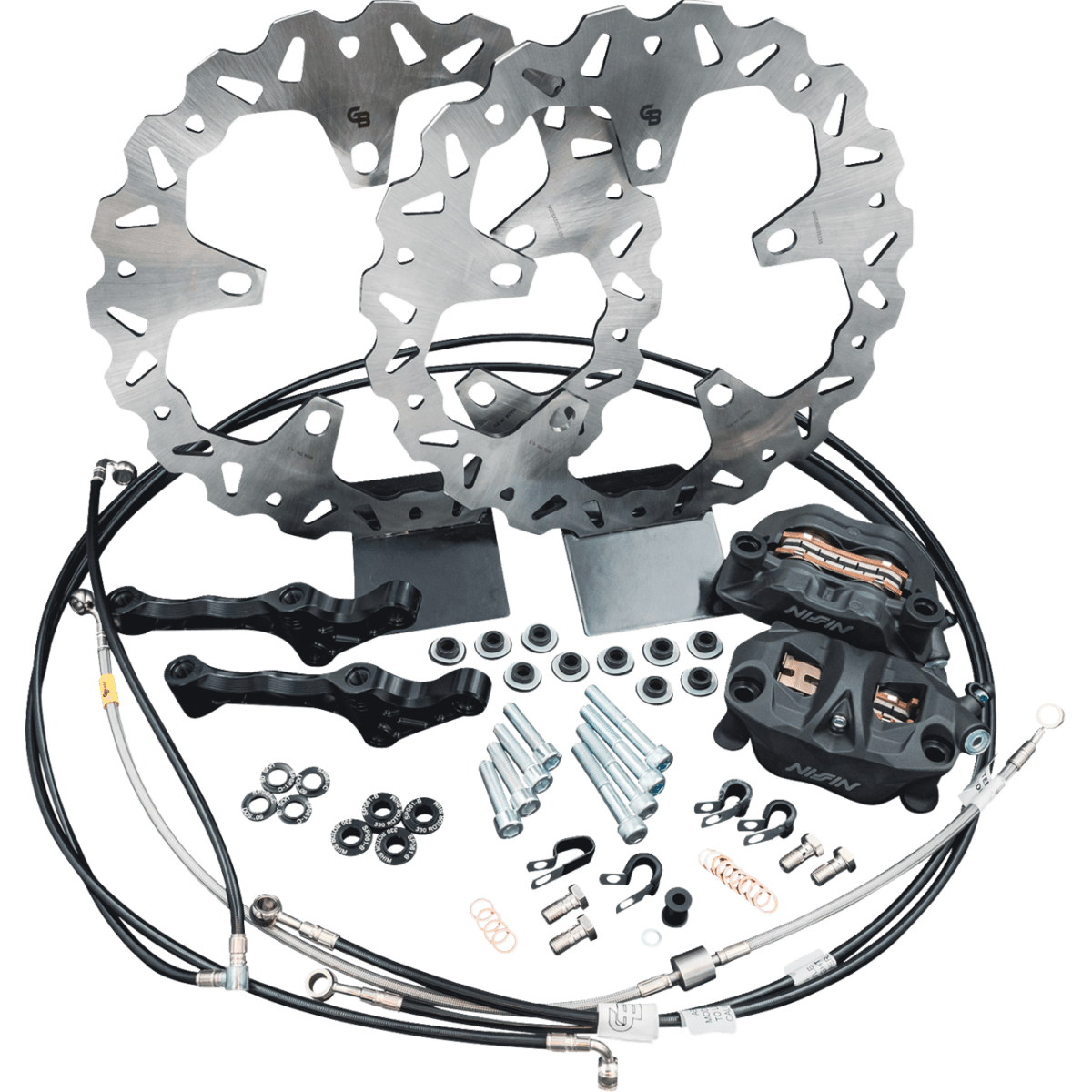GBRAKES Wraith Brake Kit '15-'23 - 13 inch - MetalCore Harley Supply