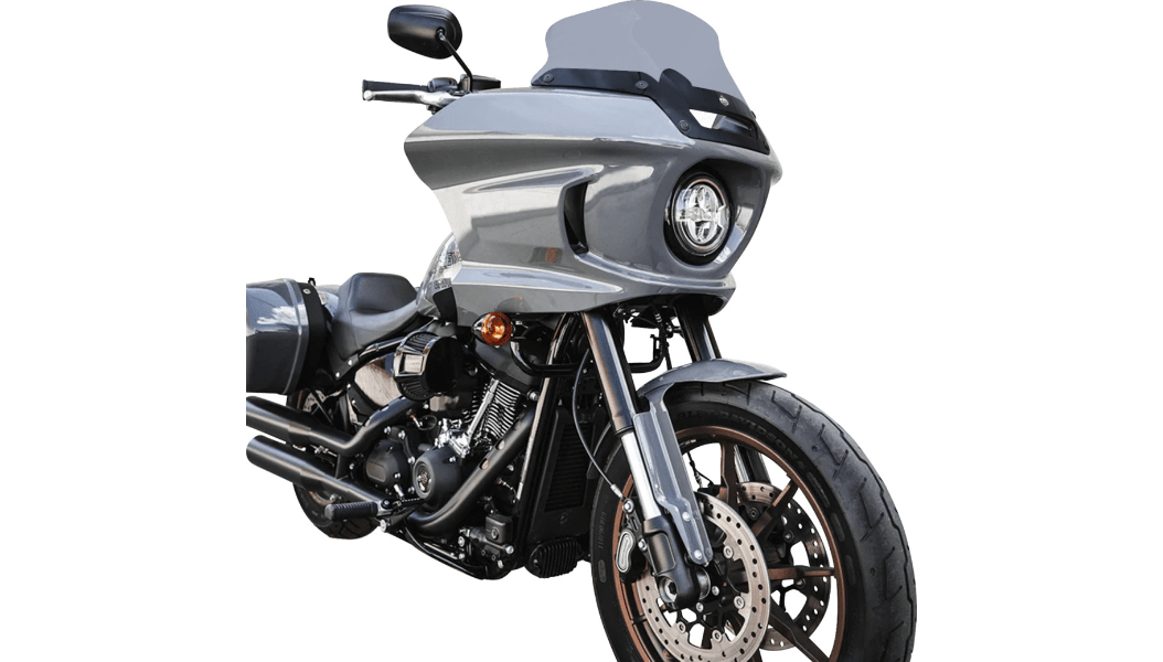 KLOCK WERKS - Flare Dark Smoke Windshields / FXLRST - Windshields - MetalCore Harley Supply