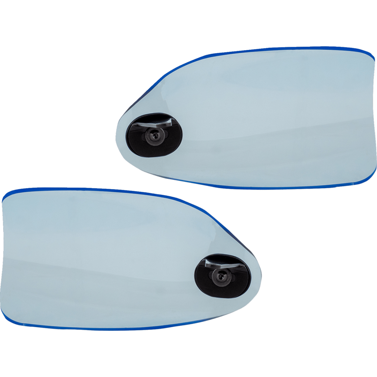KLOCK WERKS - Ice Flare Hand Guards - Blue Ice - view 2 - Hand Guards - MetalCore Harley Supply