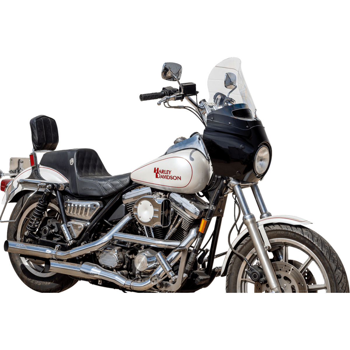 KLOCK WERKS - Tint Flare Windshield - Clear - Memphis Shades Road Warrior Fairing - MetalCore Harley Supply - View 4