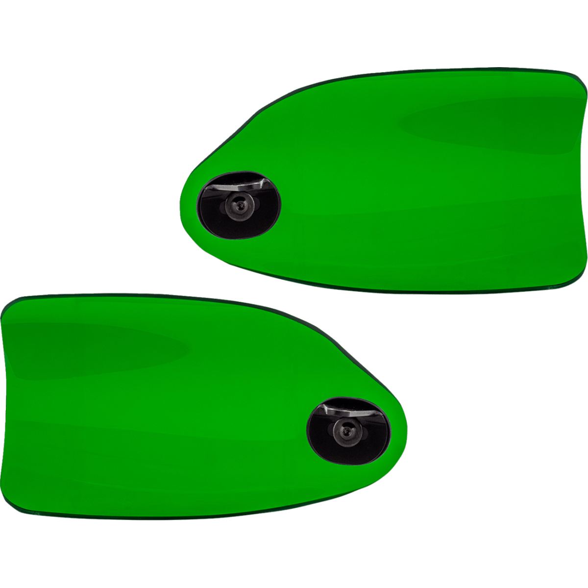 KLOCK WERKS - Kolor Flare Hand Guards - Green - Hand Guards - MetalCore Harley Supply