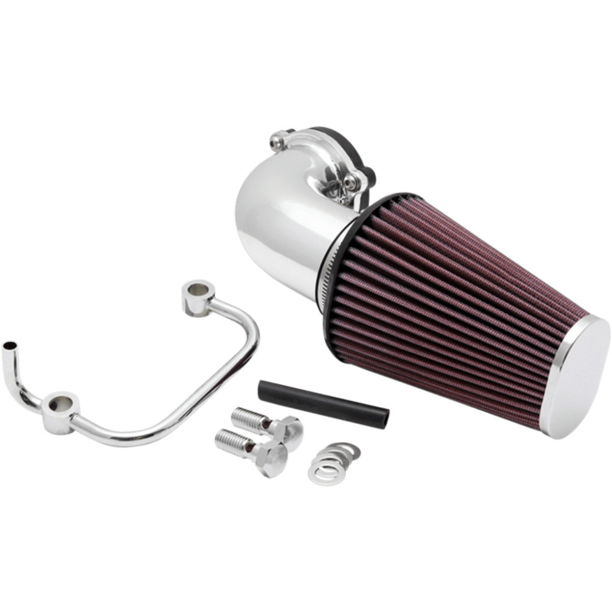 K&N Filters-Aircharger Mandrel-Bent Intake - Chrome - '07-'21 Sportster XL883/1200-Air Filters-MetalCore Harley Supply