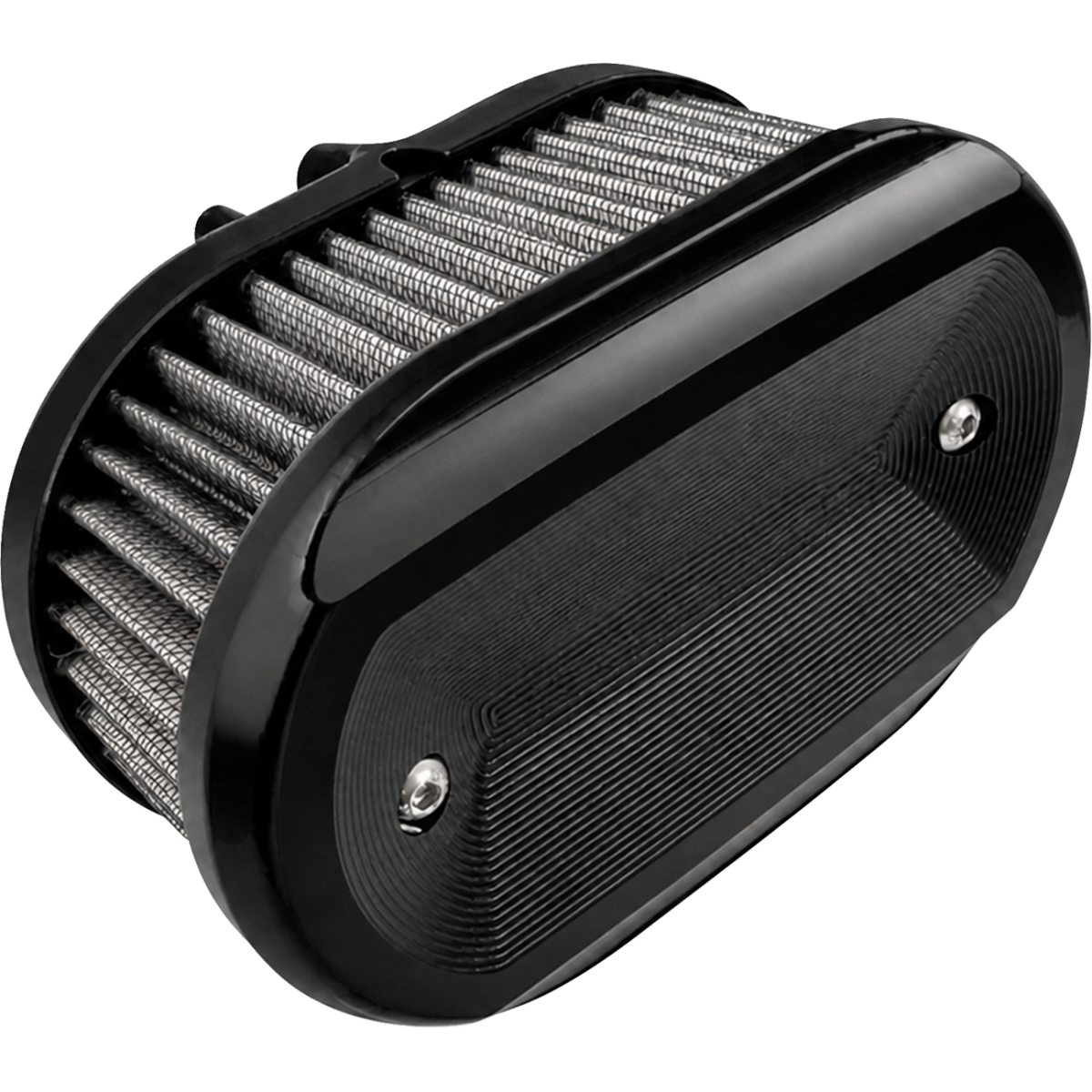KODLIN - Vektor Oval Air Cleaner Gloss Black M8 - Air Filters - MetalCore Harley Supply