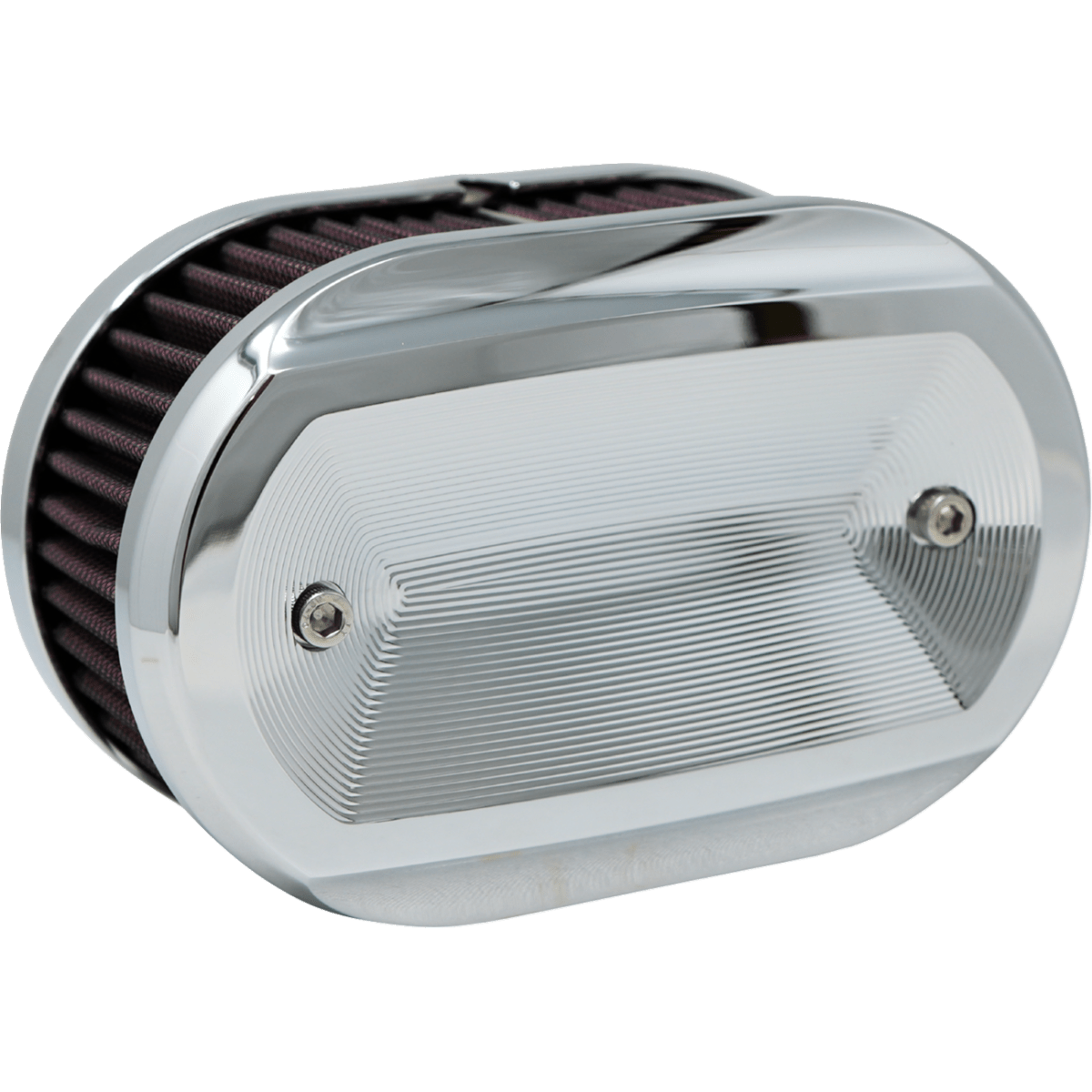 KODLIN - Vektor Oval Air Cleaner Chrome M8 - Air Filters - MetalCore Harley Supply