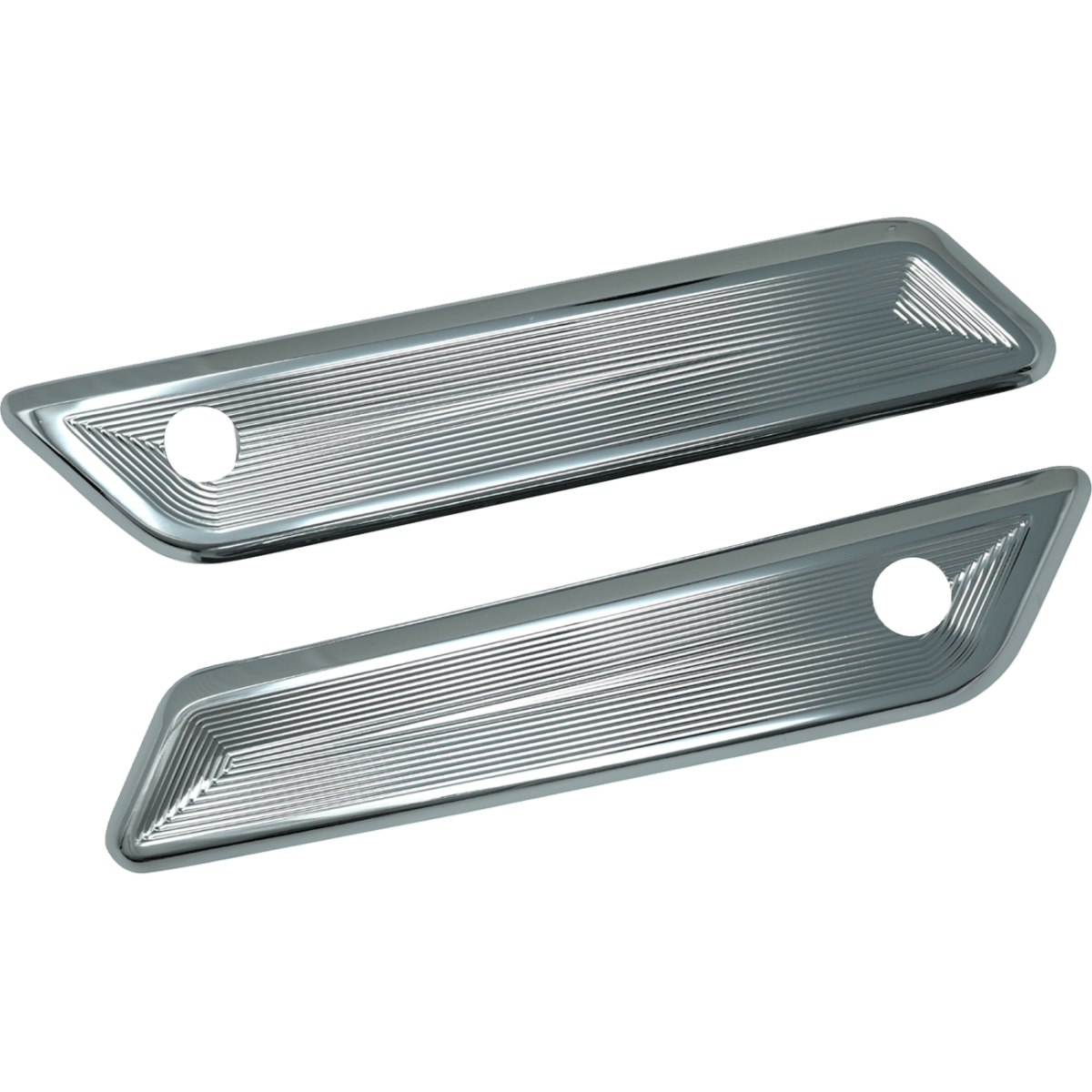 KODLIN - Vektor Latch Covers Chrome '23-'26 - Latch Covers - MetalCore Harley Supply