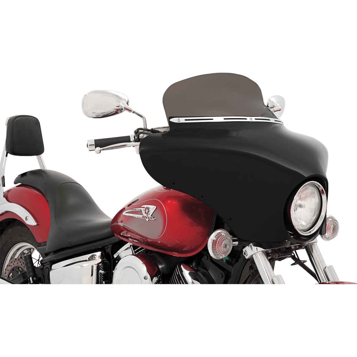 MEMPHIS SHADES - Batwing Fairing Trim - Slotted fat-style View 2 - MetalCore Harley Supply