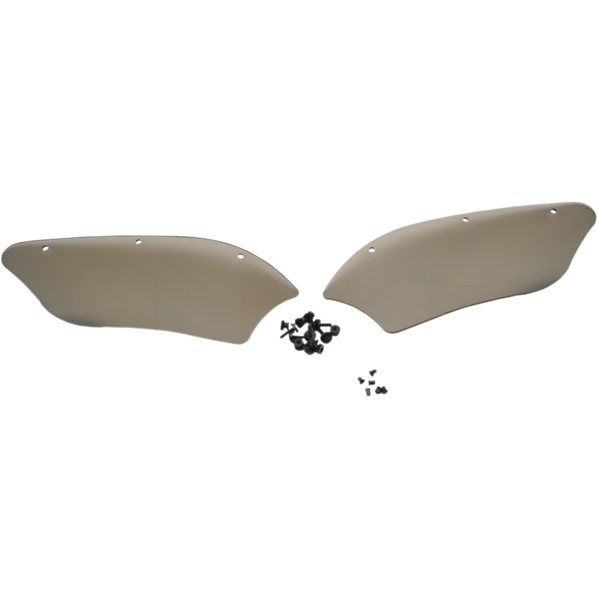 MEMPHIS SHADES - Batwing Wind Deflectors - Black - MetalCore Harley Supply