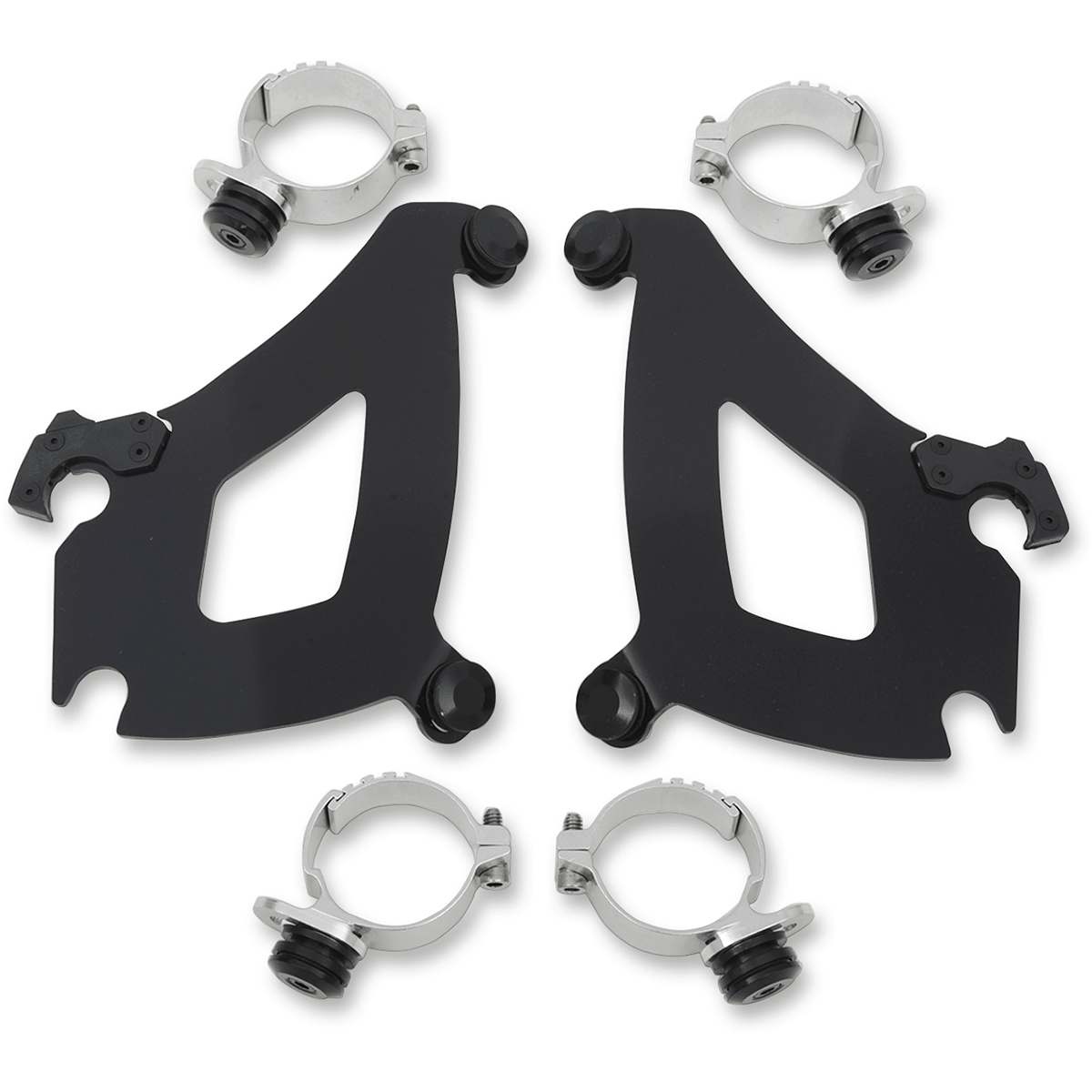 MEMPHIS SHADES - Bullet Trigger-Lock Mount Kit - '13-'17 FXSB (except FXSB-CVO) Black - MetalCore Harley Supply