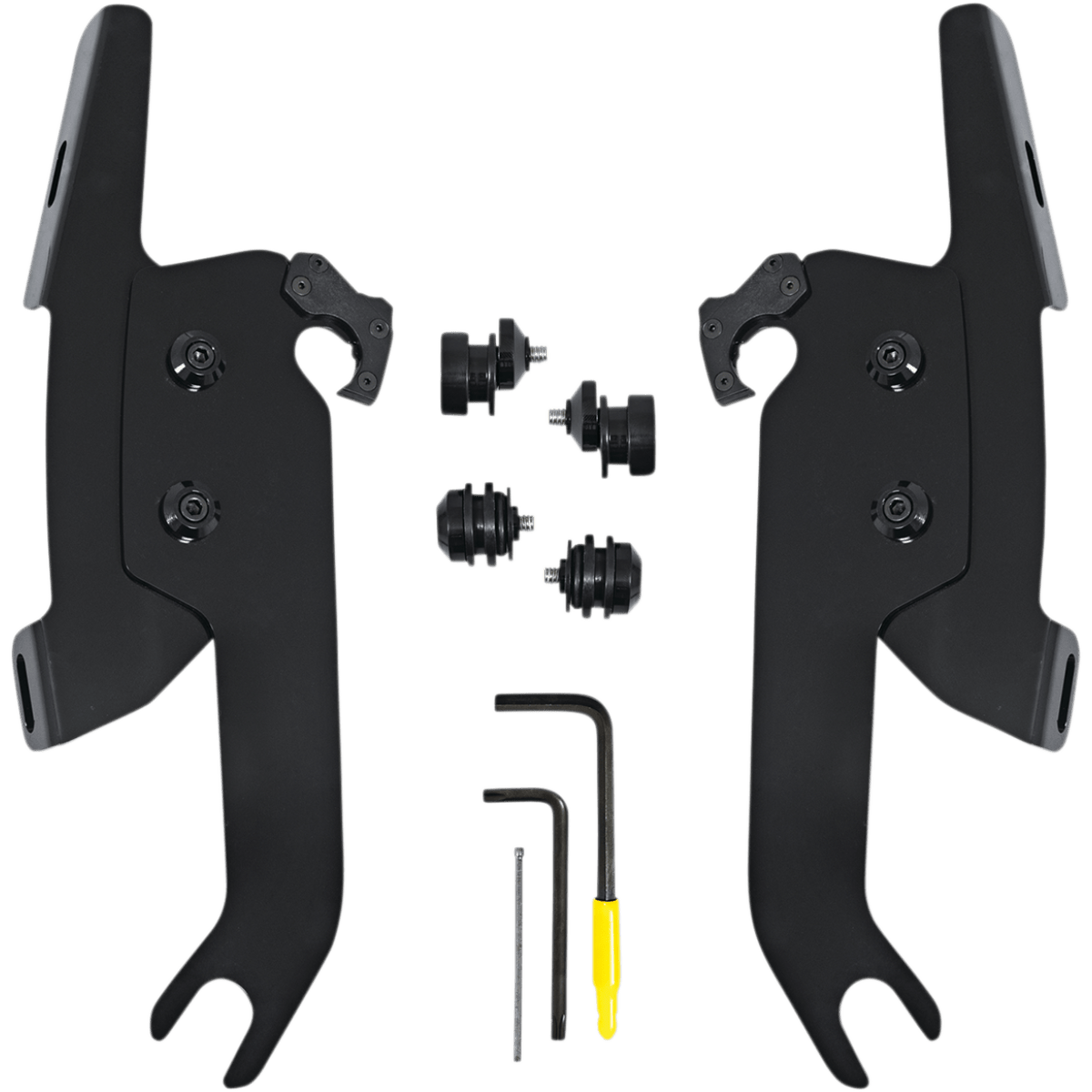 MEMPHIS SHADES - Fats and Slim Trigger-Lock Mount Kit - 18-21 FLSL - Black - MetalCore Harley Supply