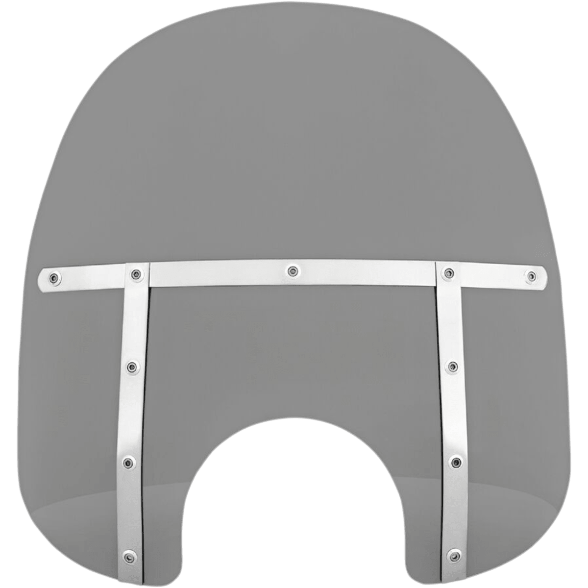 MEMPHIS SHADES - Memphis Fats Windshield - 5 3/4" - 7" - 17" - Black smoke - MetalCore Harley Supply