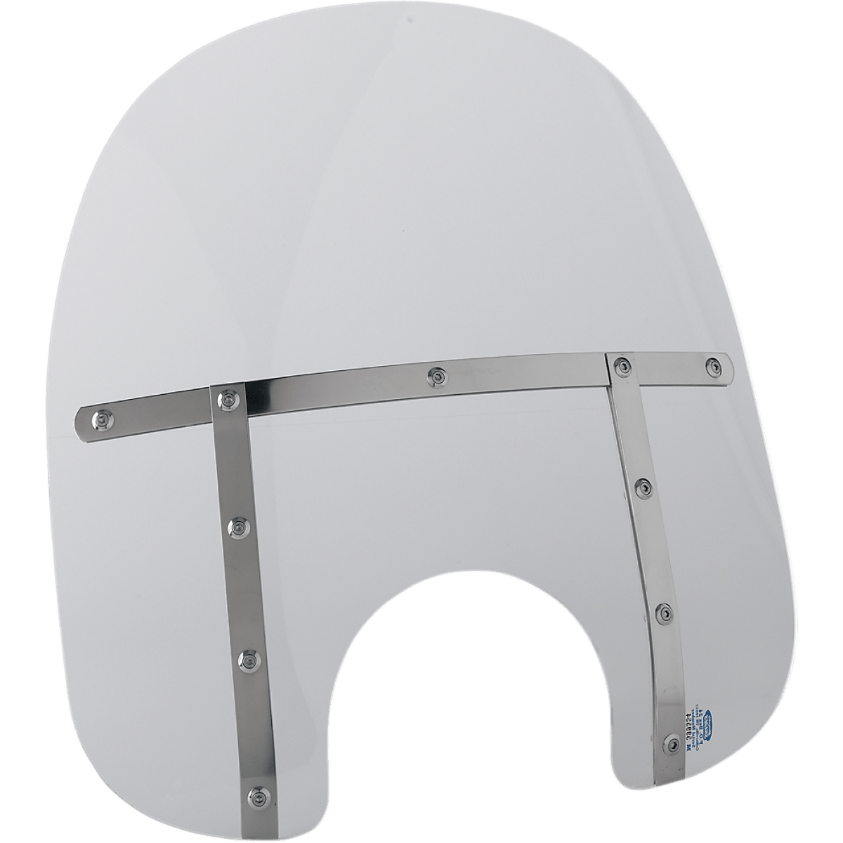 MEMPHIS SHADES - Memphis Fats Windshield - 5 3/4" - 7" - 17" - Clear - MetalCore Harley Supply