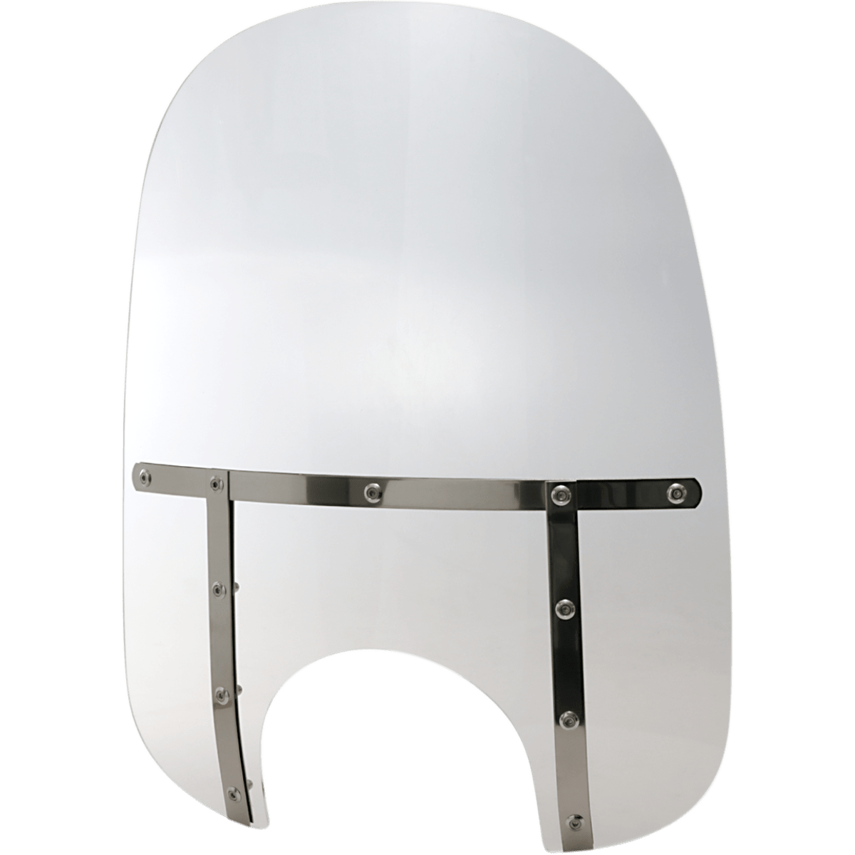 MEMPHIS SHADES - Memphis Fats Windshield - 9" - 21" - Clear - MetalCore Harley Supply