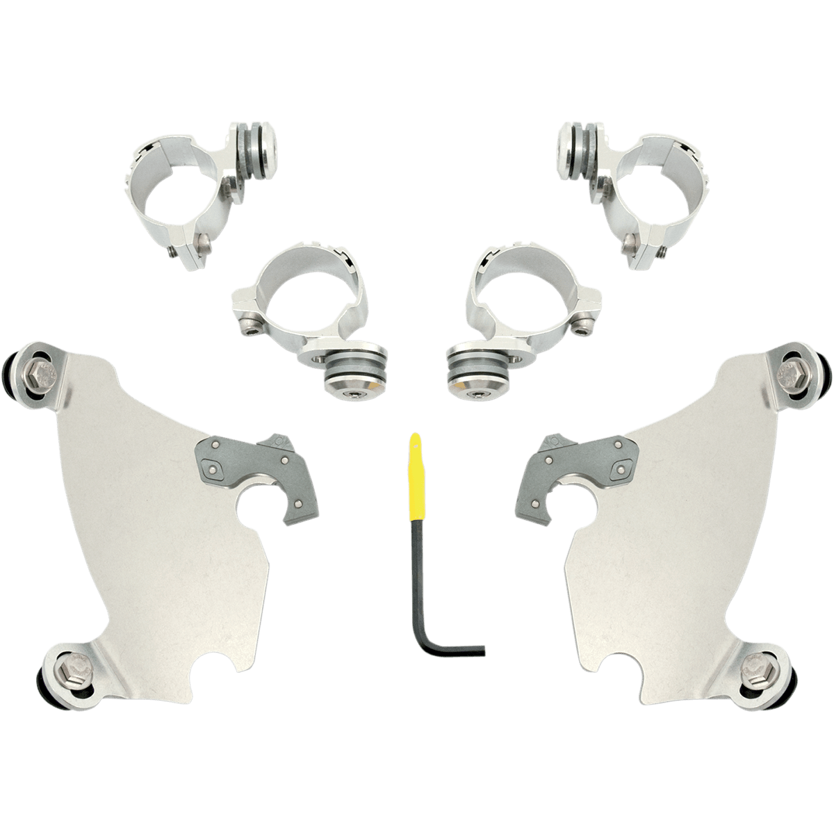 MEMPHIS SHADES - Gauntlet Trigger-Lock Mount Kit - '91-'05 FXD/FXR, '86-'21 XL, '96-'10 XL883C/1200C, '06-'11 XL1200L, '07-'1