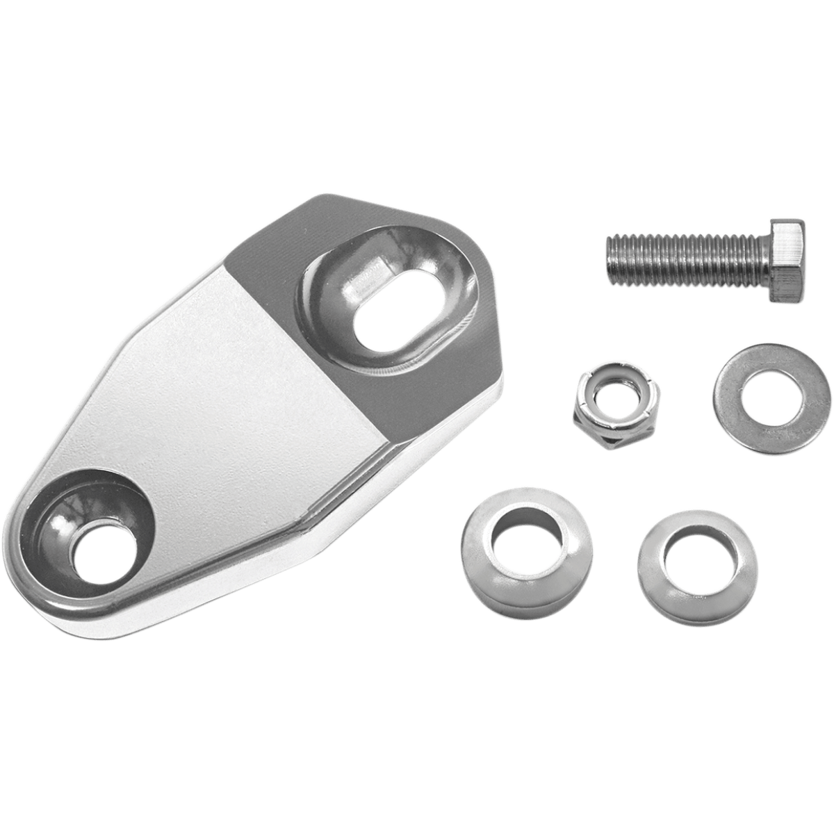MEMPHIS SHADES - Headlight Extension Block - Top mount Chrome - MetalCore Harley Supply