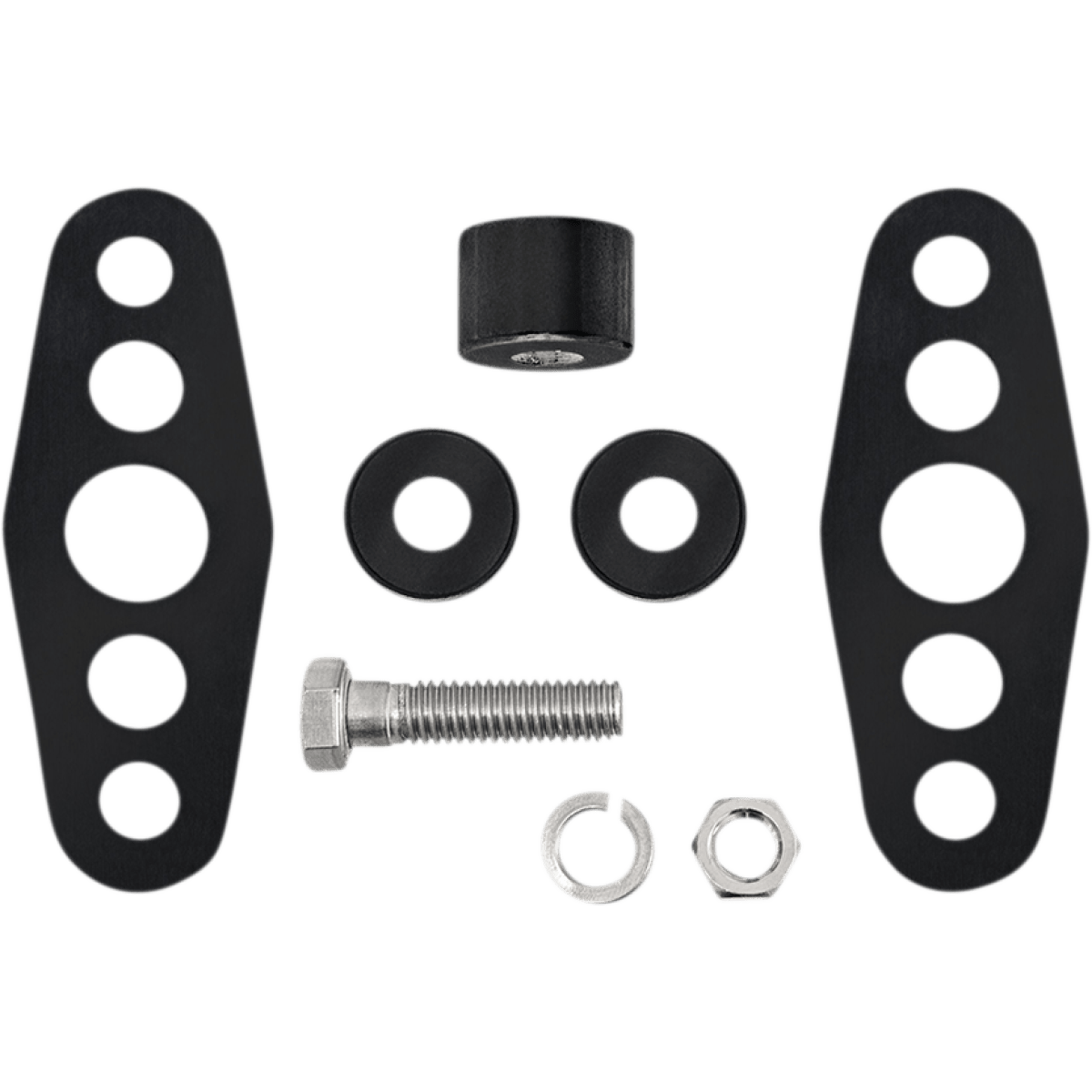MEMPHIS SHADES - Headlight Extension Block - Short block Black - MetalCore Harley Supply