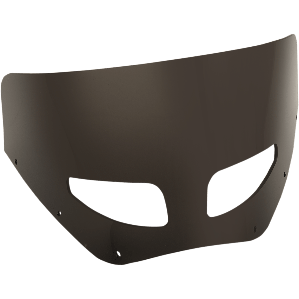 MEMPHIS SHADES - Road Warrior Windshield - 9" Dark black smoke Vented - MetalCore Harley Supply
