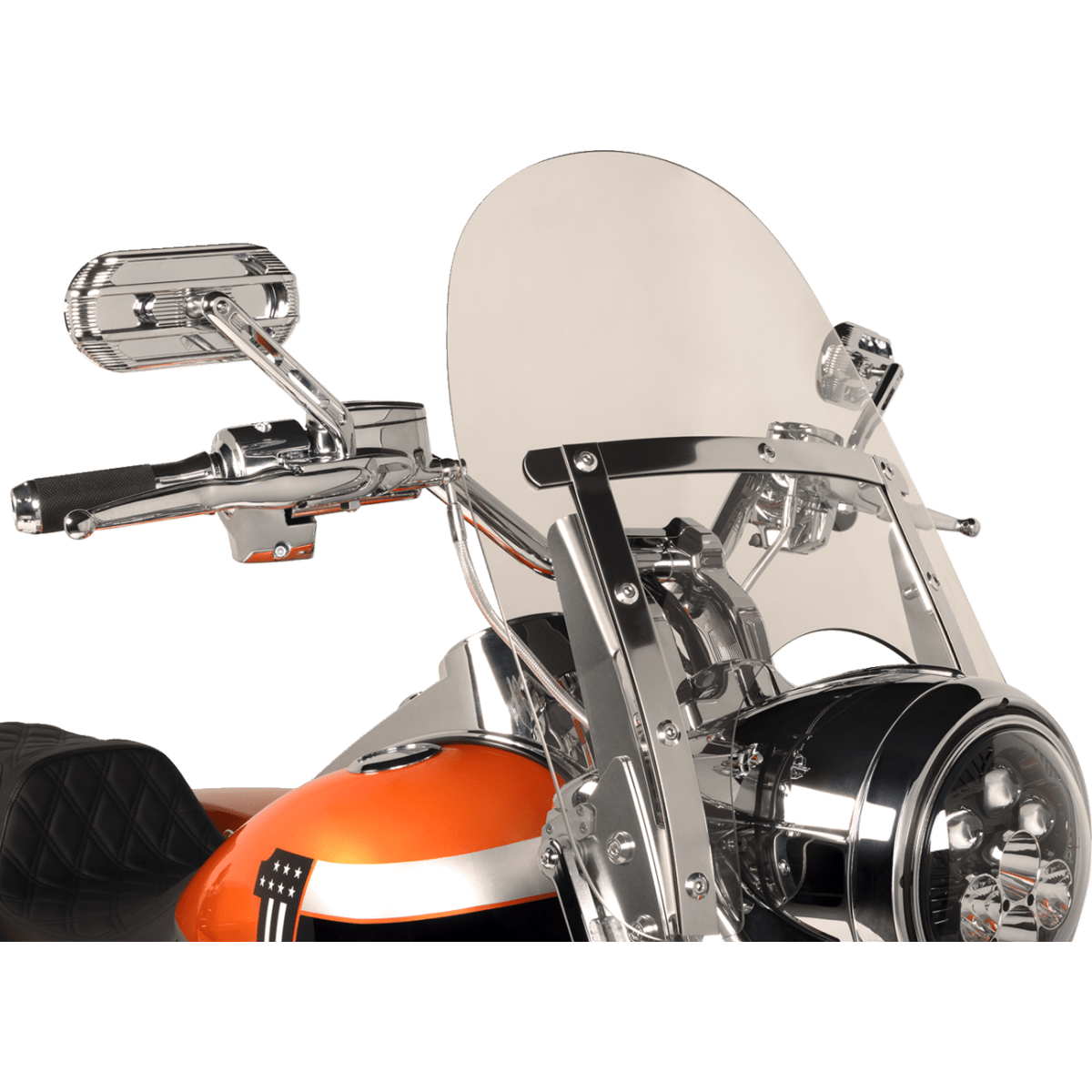 MEMPHIS SHADES - Memphis Slim Windshield - 9" - 15" - Solar - MetalCore Harley Supply - View 2
