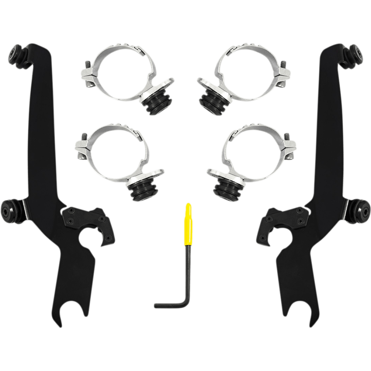 MEMPHIS SHADES - Sportshield Trigger-Lock Mount Kit - 16-22 XL1200X - Black - MetalCore Harley Supply
