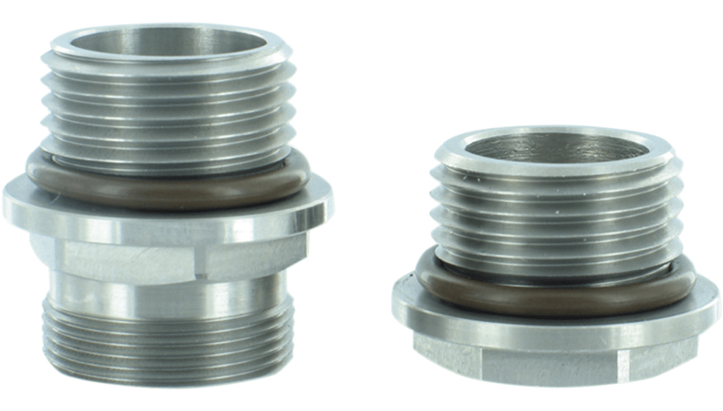 PINGEL - Tank Fitting Kit for Fuel Injection to Carburetor Conversion - Petcock - MetalCore Harley Supply