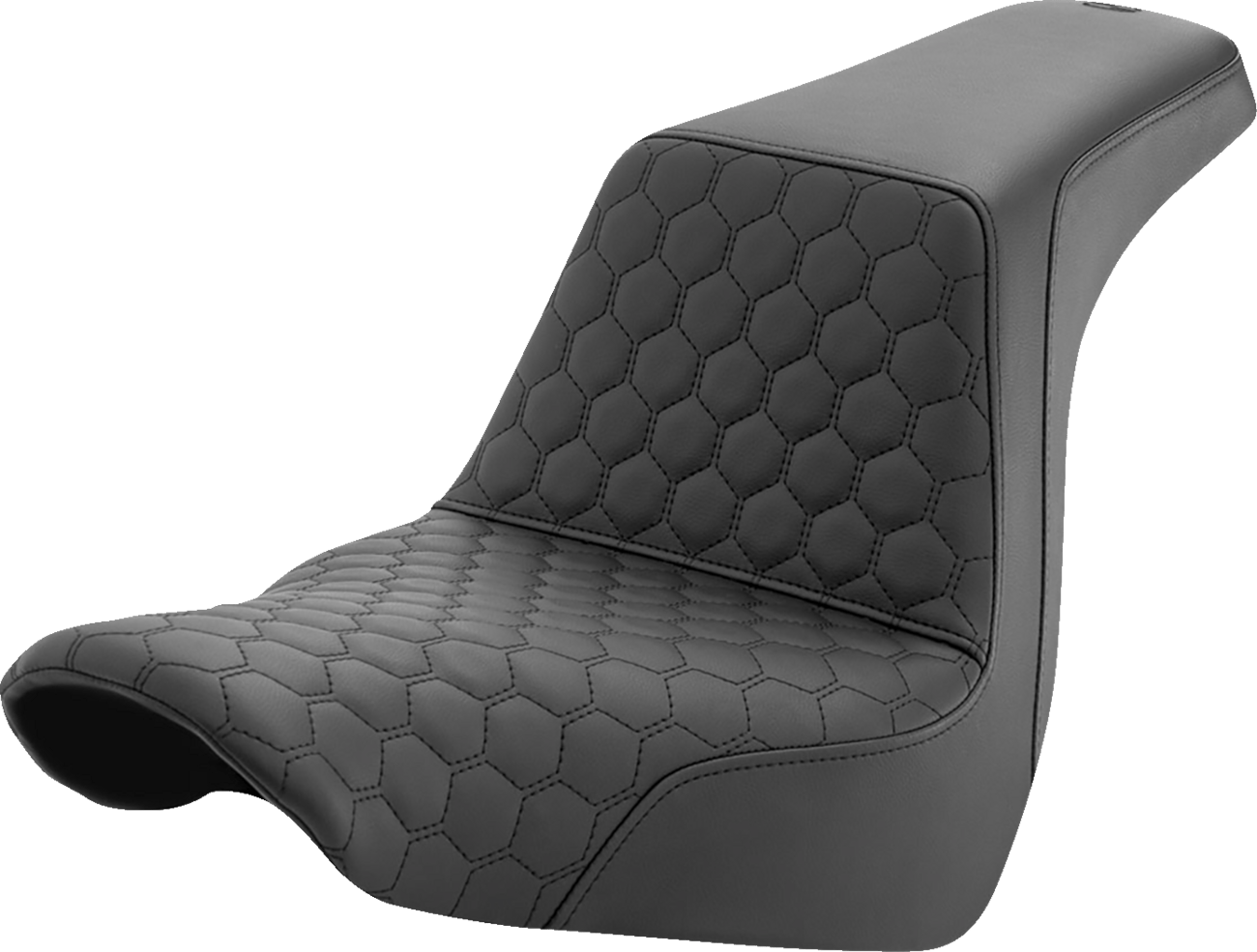 SADDLEMEN - Honeycomb Step - Up Seats / '04 - '23 Models - Seats - MetalCore Harley Supply