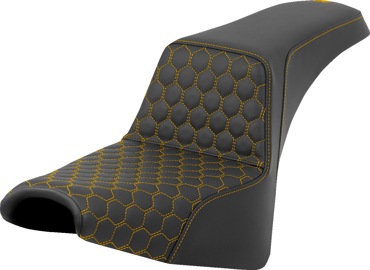 SADDLEMEN - Honeycomb Step - Up Seats / '04 - '23 Models - Seats - MetalCore Harley Supply