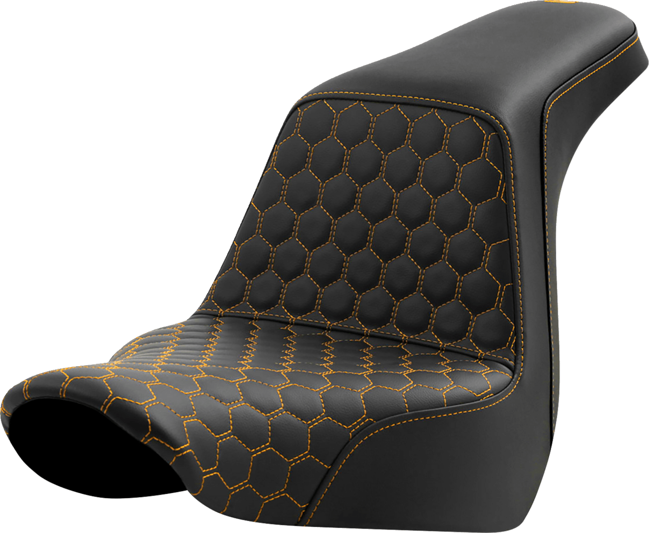 SADDLEMEN - Honeycomb Step - Up Seats / '04 - '23 Models - Seats - MetalCore Harley Supply
