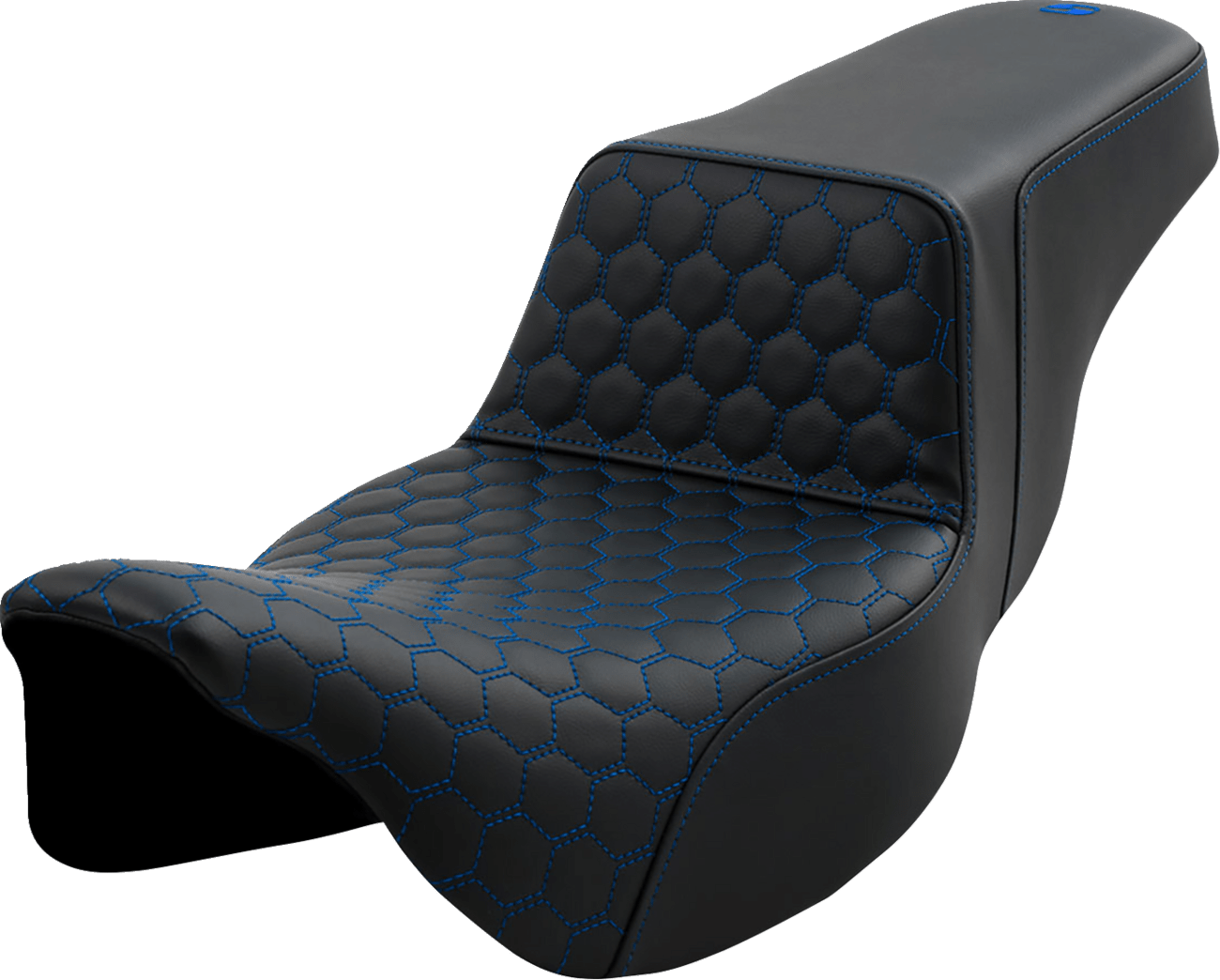SADDLEMEN - Honeycomb Step - Up Seats / '08 - '23 Baggers - Seats - MetalCore Harley Supply