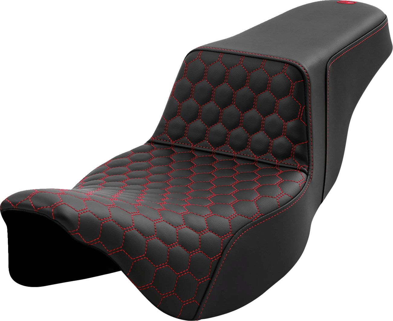 Saddlemen Step Up 2-Up Blue Seat Honeycomb HC Harley Touring Bagger 08+ Gel Core