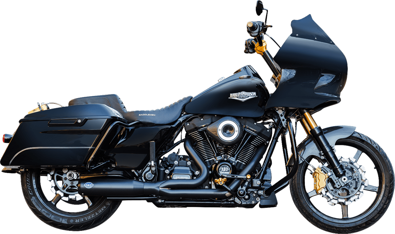 S&S CYCLES-2-into-1 Qualifier Exhaust System / M8 Touring-Exhaust - 2 into 1-MetalCore Harley Supply
