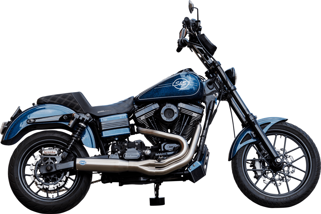 S&S CYCLES-2-into-1 Qualifier Exhaust Systems / '06-'17 Dyna-Exhaust - 2 into 1-MetalCore Harley Supply