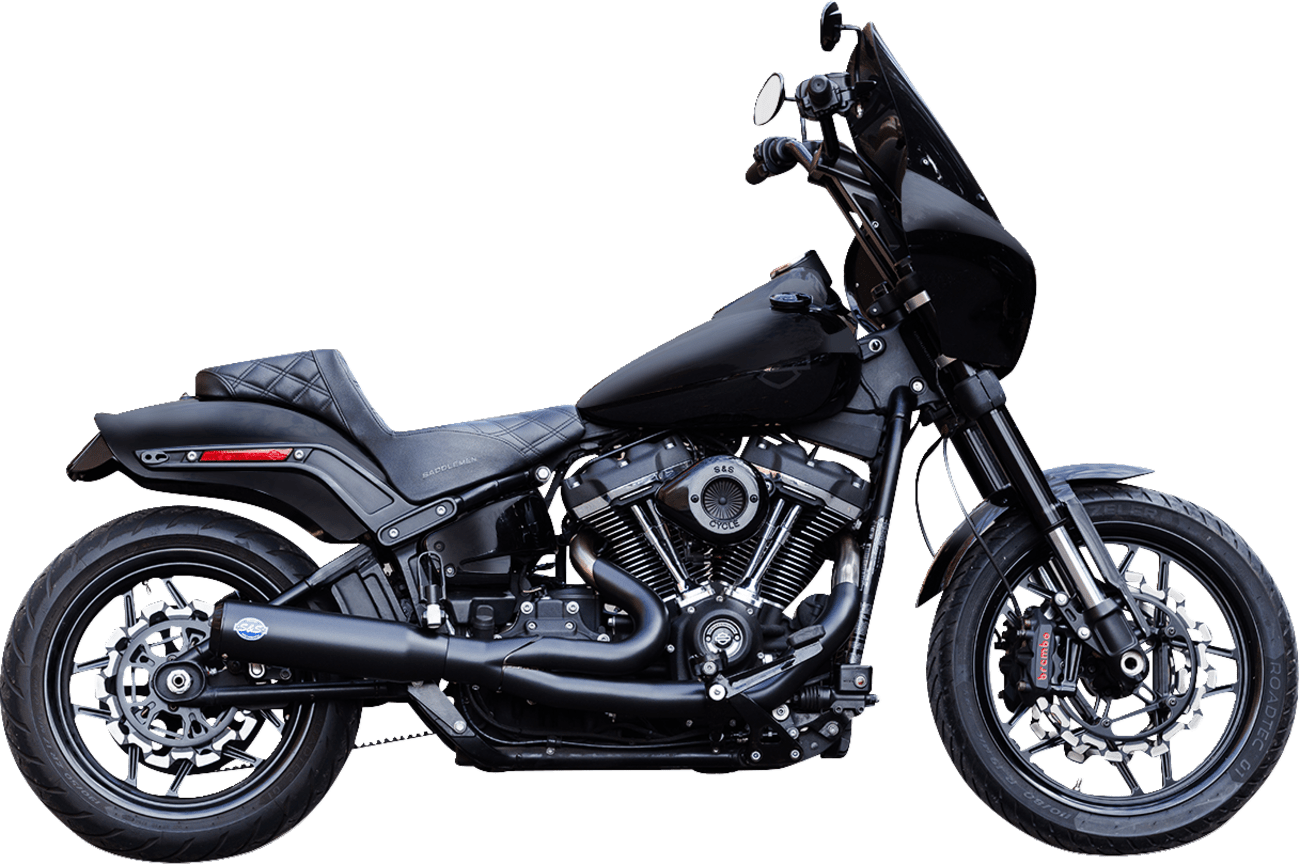 S&S CYCLES-2-into-1 Qualifier Exhaust Systems / M8 Softail-Exhaust - 2 into 1-MetalCore Harley Supply