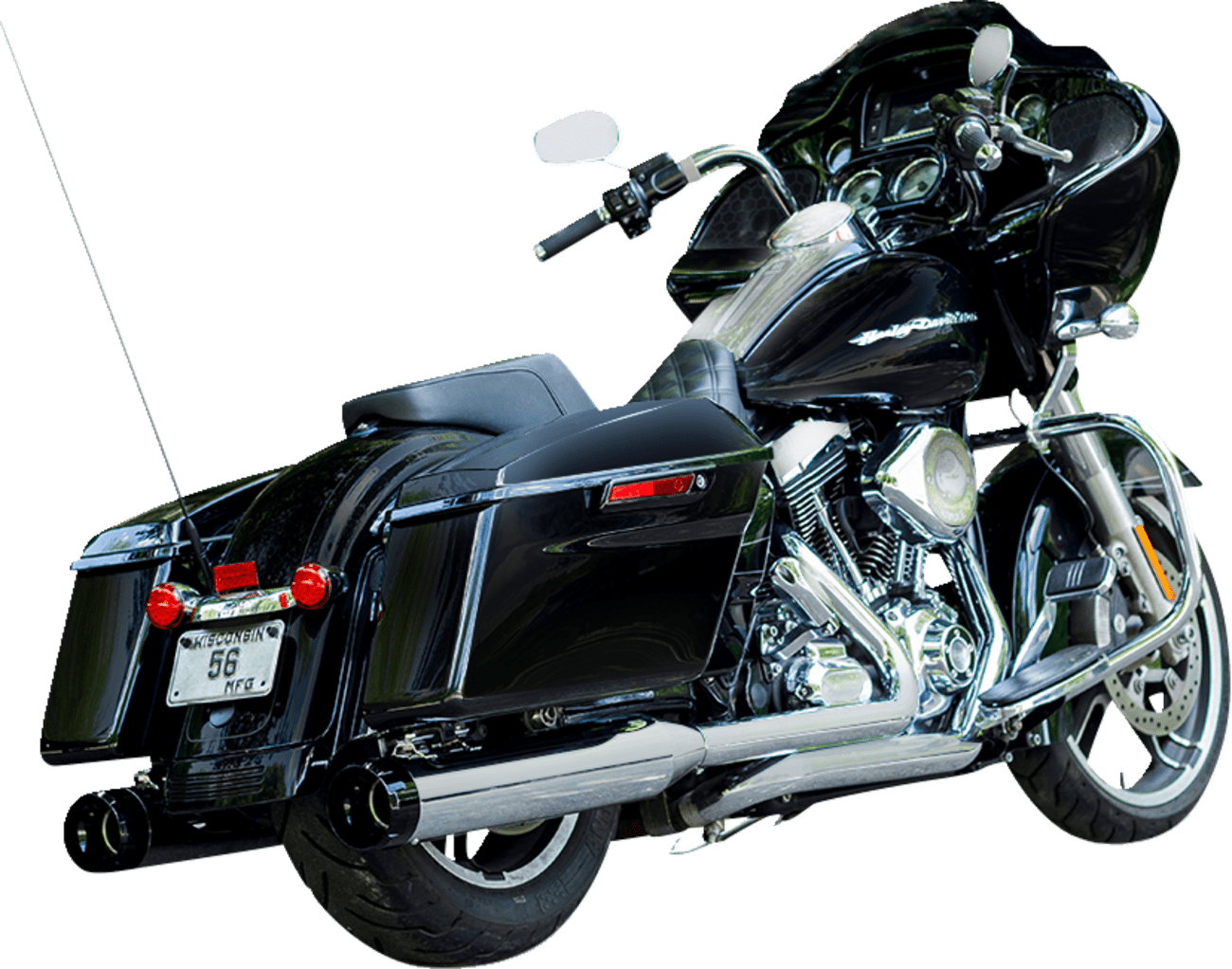 S&S CYCLES-4.5" MK45 Slip-On Performance Mufflers / '99-'23 Bagger-Exhaust - Slip Ons-MetalCore Harley Supply