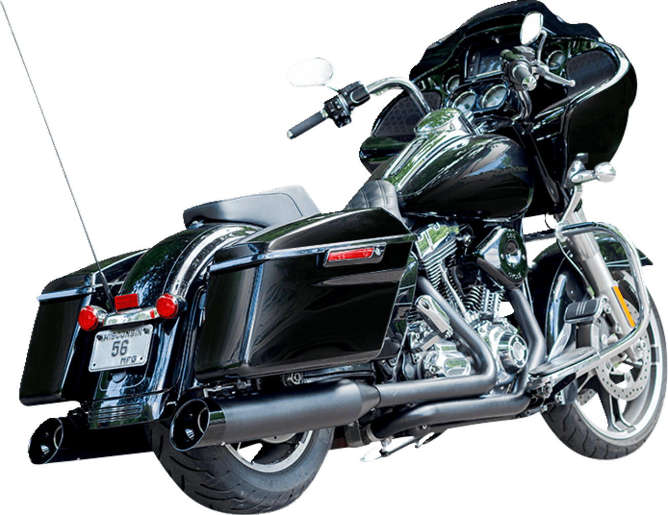 S&S CYCLES-4.5" MK45 Slip-On Performance Mufflers / '99-'23 Bagger-Exhaust - Slip Ons-MetalCore Harley Supply
