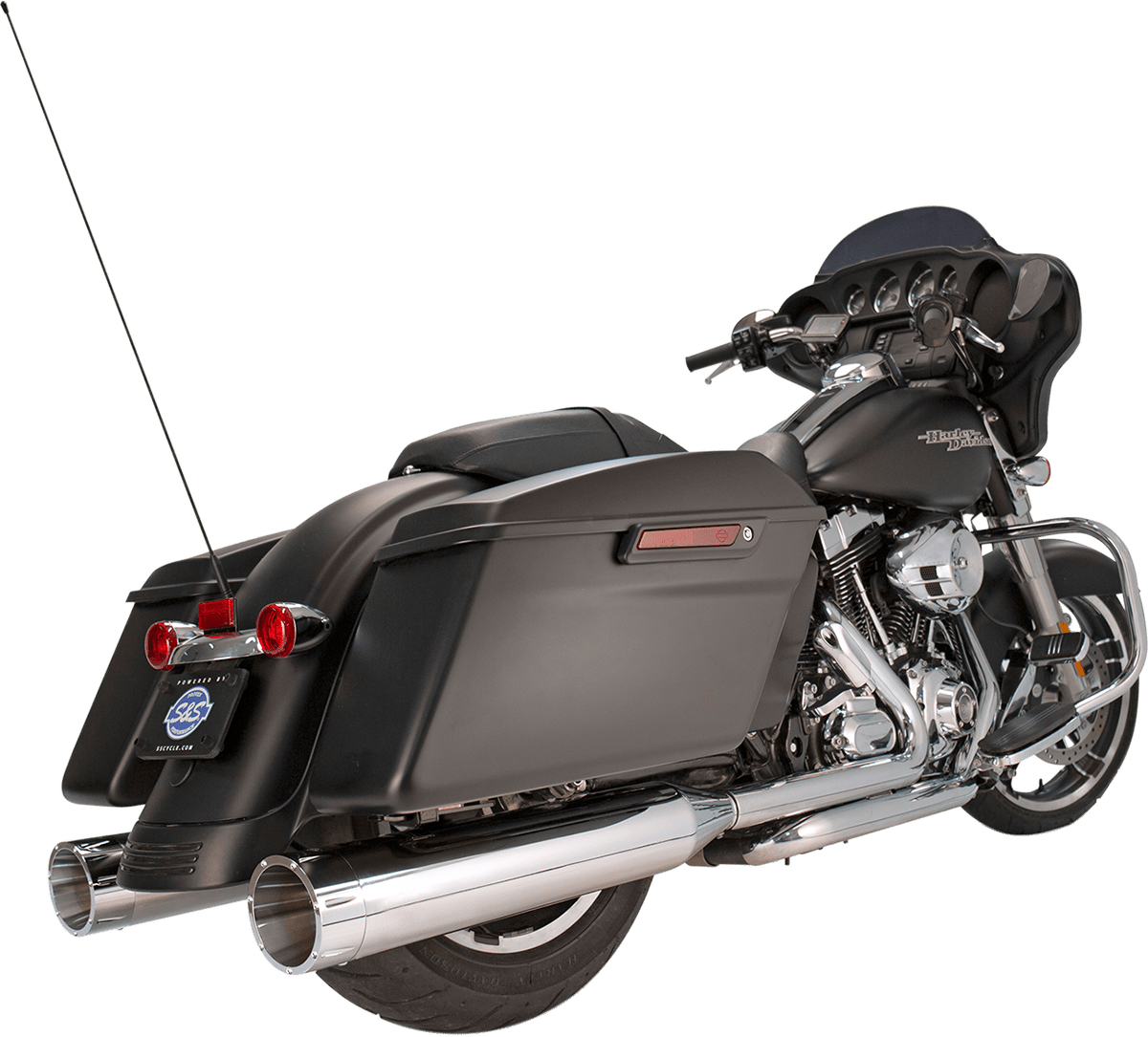 S&S CYCLES-4.5" MK45 Slip-On Performance Mufflers / '99-'23 Bagger-Exhaust - Slip Ons-MetalCore Harley Supply