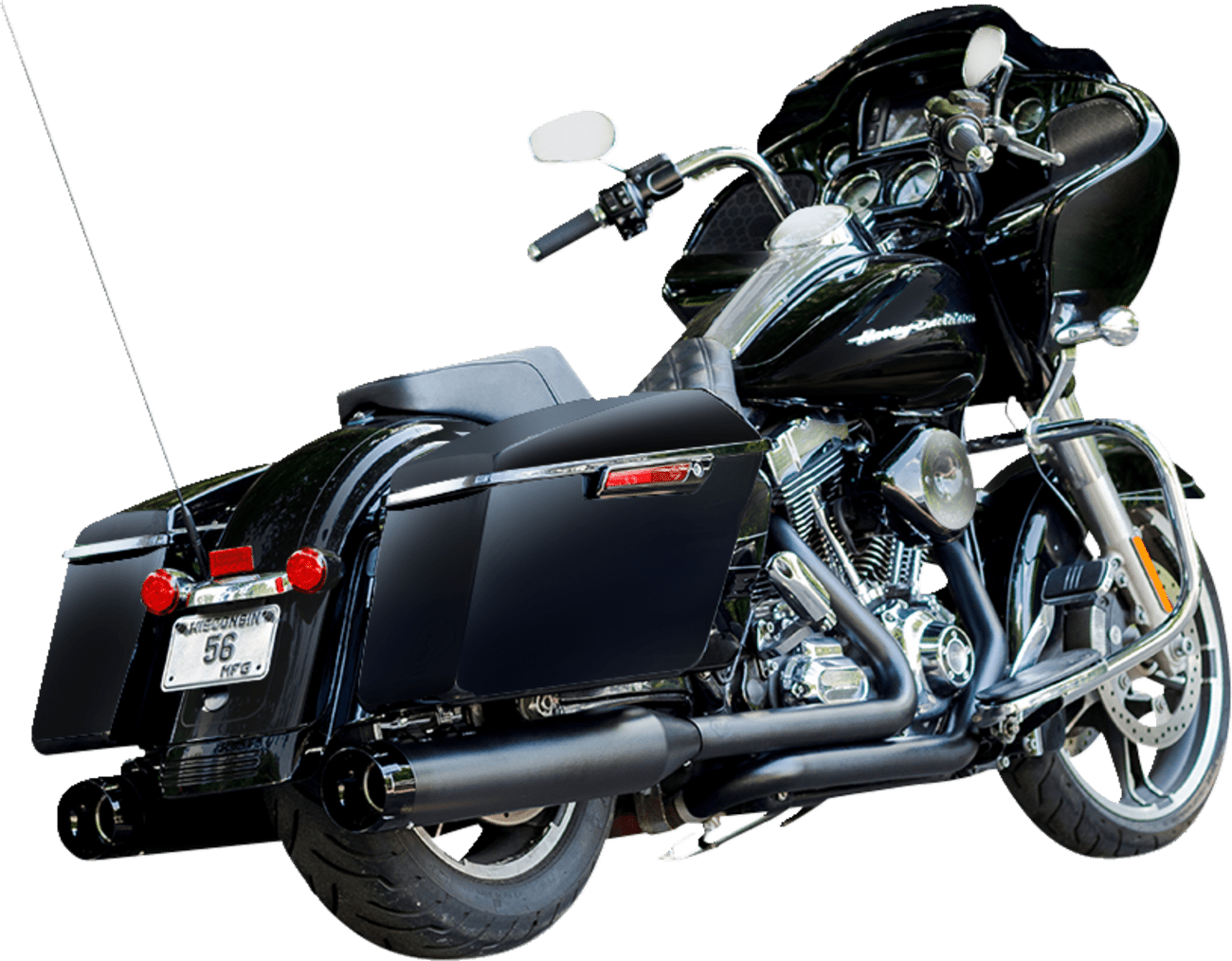 S&S CYCLES-4.5" MK45 Slip-On Performance Mufflers / '99-'23 Bagger-Exhaust - Slip Ons-MetalCore Harley Supply