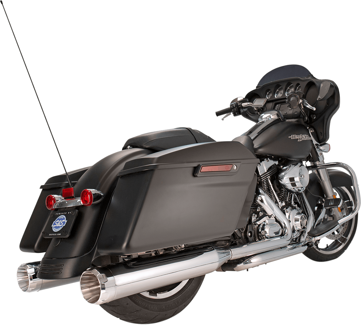 S&S CYCLES-4.5" MK45 Slip-On Performance Mufflers / '99-'23 Bagger-Exhaust - Slip Ons-MetalCore Harley Supply