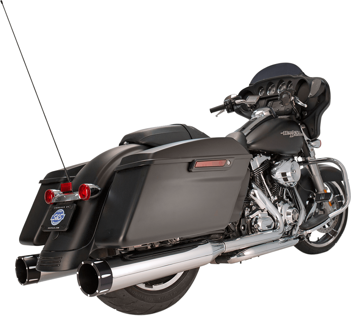 S&S CYCLES-4.5" MK45 Slip-On Performance Mufflers / '99-'23 Bagger-Exhaust - Slip Ons-MetalCore Harley Supply