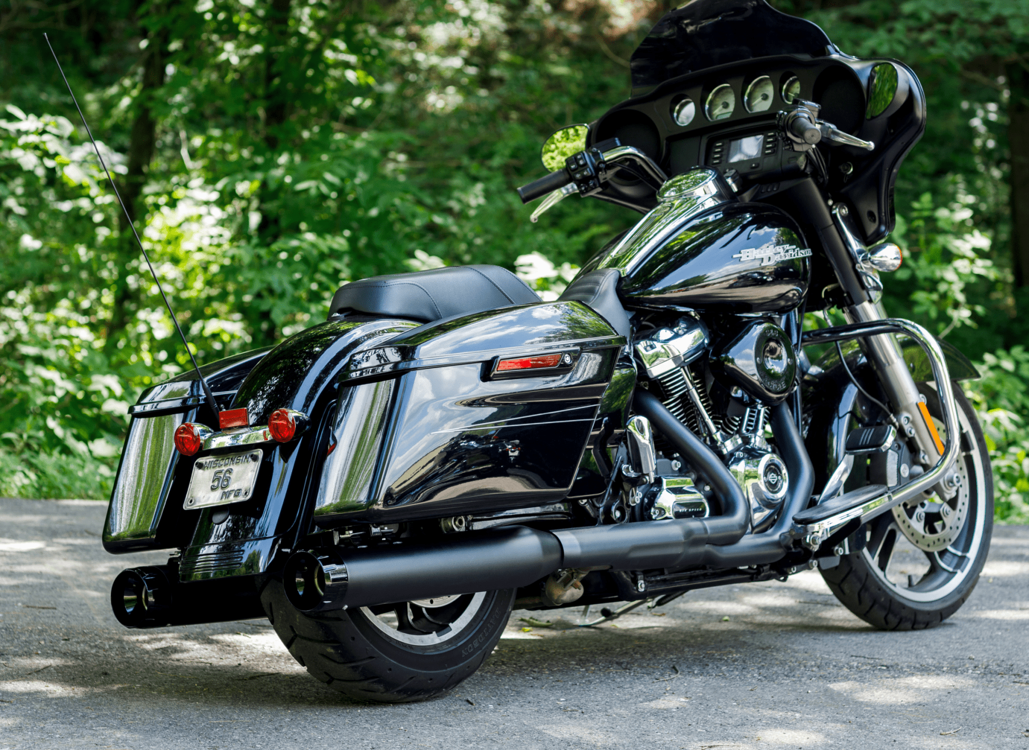 S&S CYCLES-4.5" MK45 Slip-On Performance Mufflers / '99-'23 Bagger-Exhaust - Slip Ons-MetalCore Harley Supply