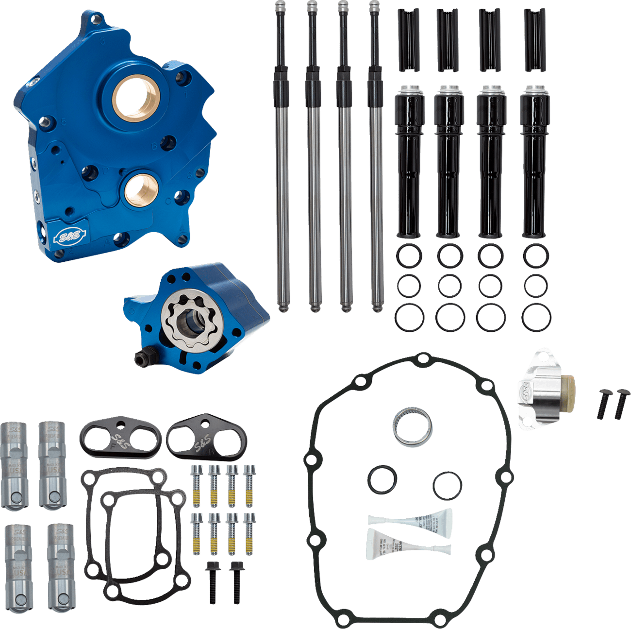 S&S CYCLES-Cam Chest Kit without Cams / M8 Motors-Camchest Kits-MetalCore Harley Supply
