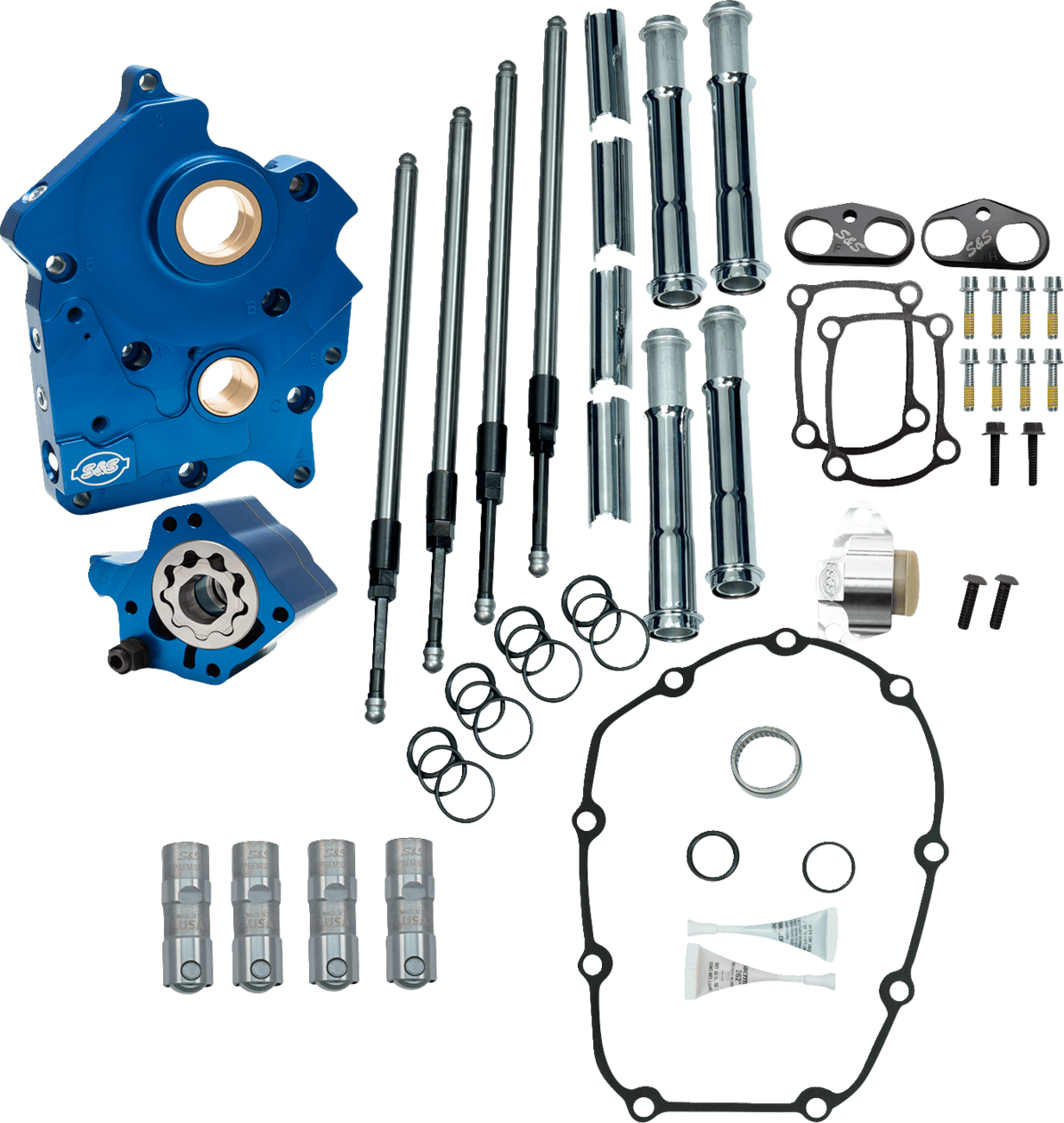 S&S CYCLES-Cam Chest Kit without Cams / M8 Motors-Camchest Kits-MetalCore Harley Supply