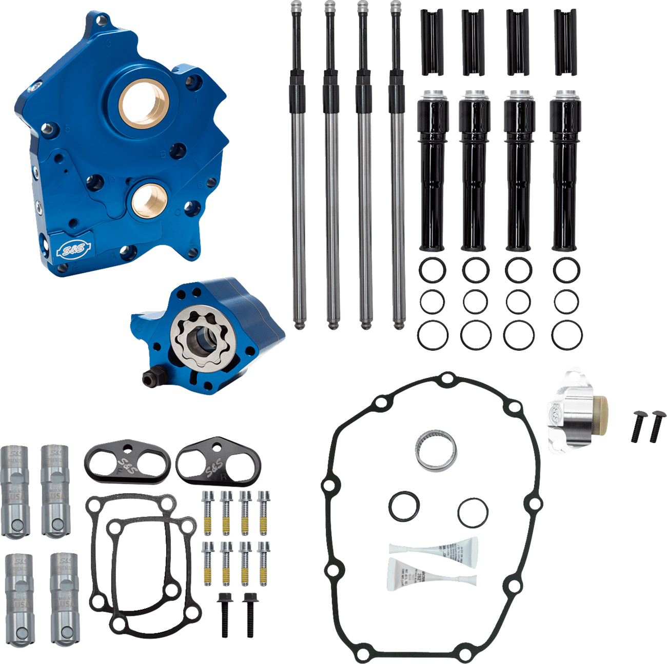 S&S CYCLES-Cam Chest Kit without Cams / M8 Motors-Camchest Kits-MetalCore Harley Supply