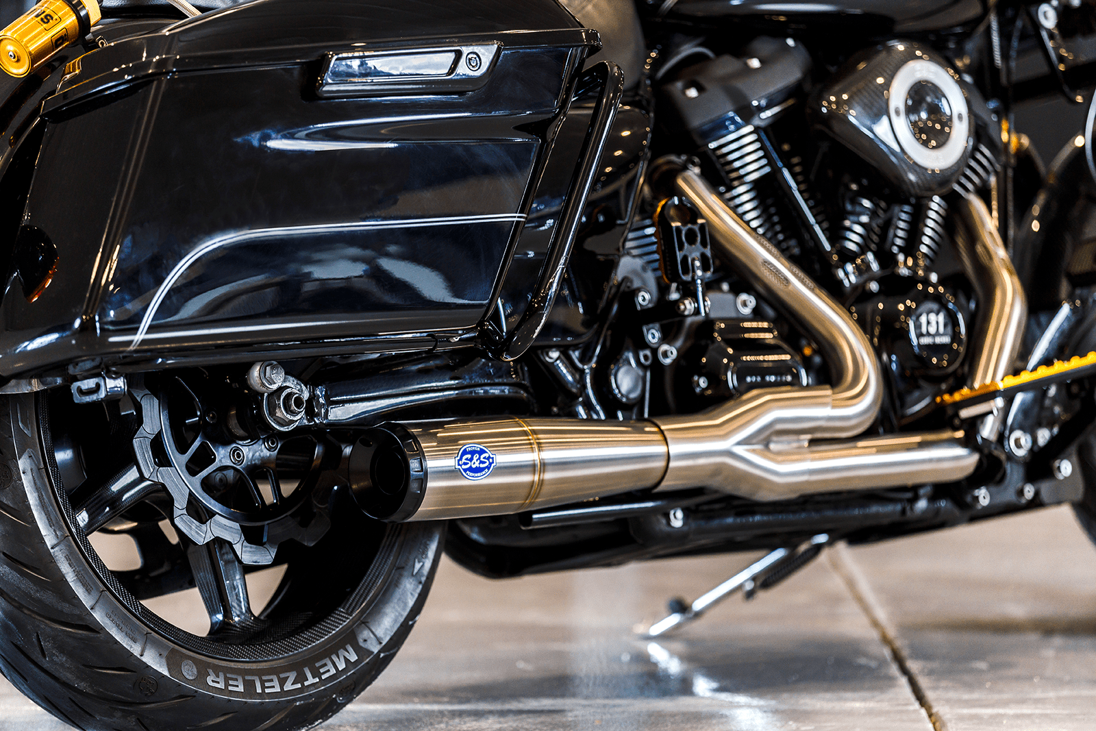 S&S CYCLES-Diamondback 2-into-1 Exhaust Systems / '17-'23 M8 Motors-Exhaust - 2 into 1-MetalCore Harley Supply