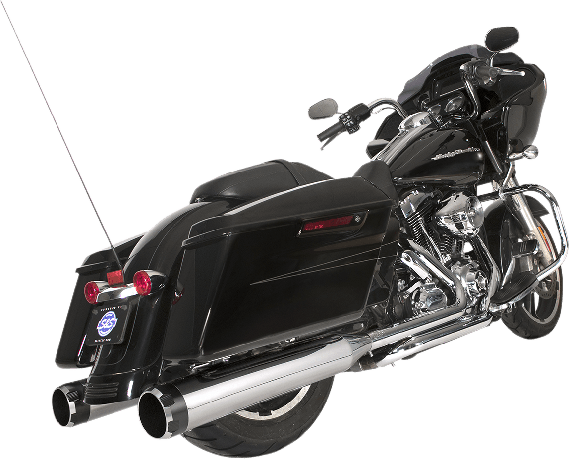 S&S CYCLES-El Dorado Dual Exhaust Systems / '09-'22 Bagger-Exhaust - Dual-MetalCore Harley Supply