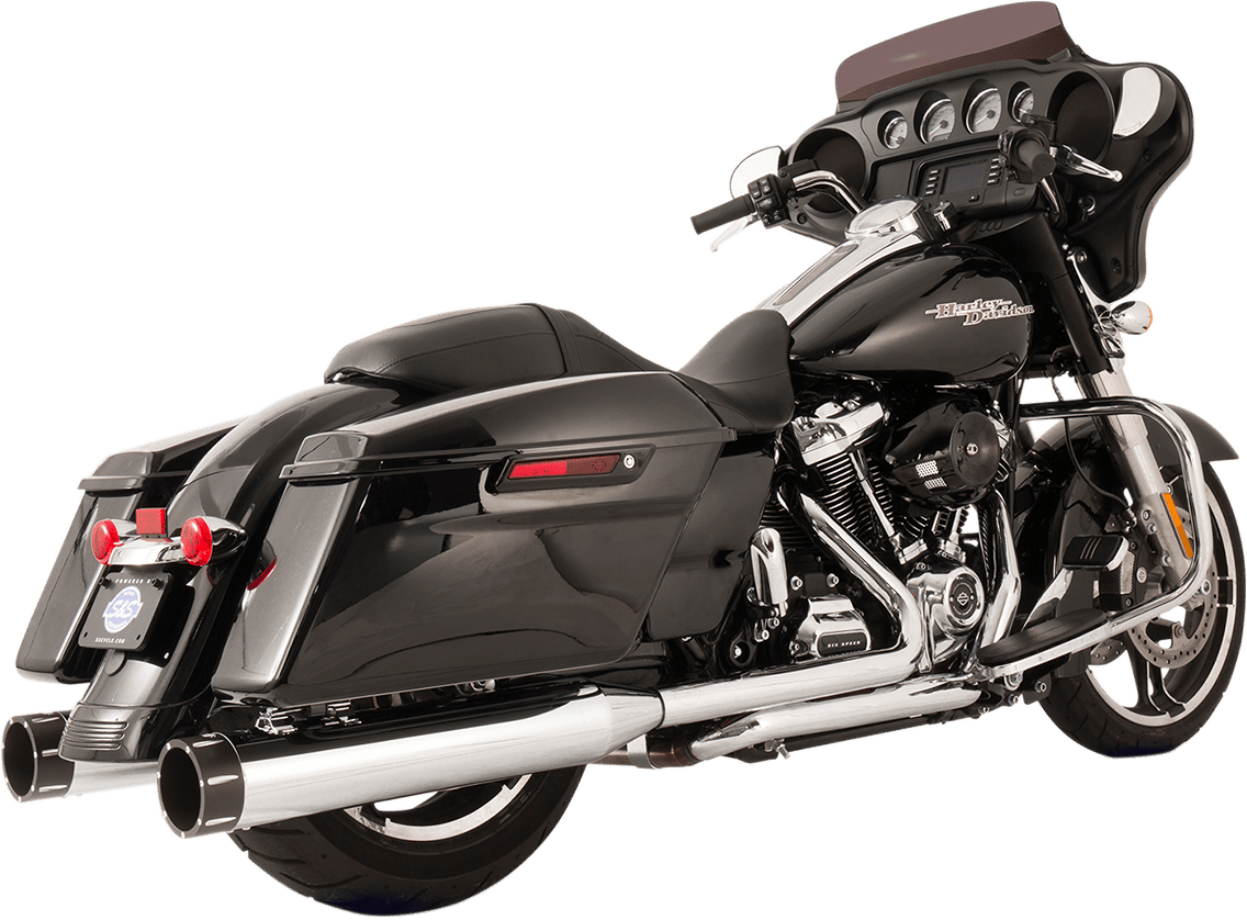 S&S CYCLES-El Dorado Dual Exhaust Systems / '09-'22 Bagger-Exhaust - Dual-MetalCore Harley Supply