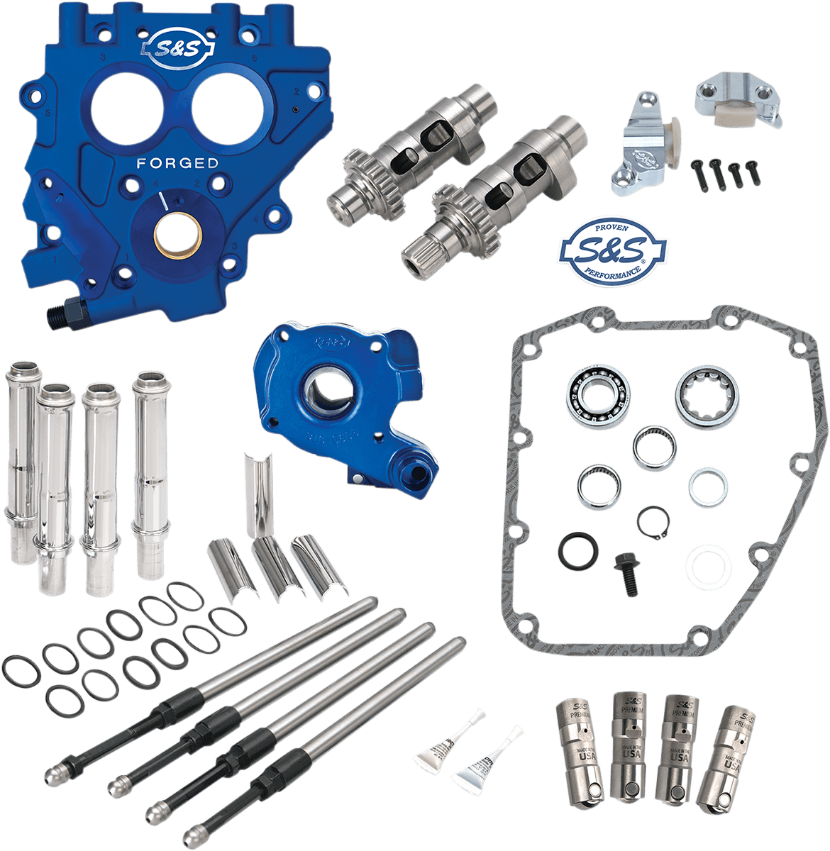 S&S CYCLES-Gear & Chain Drive Cam Chest Kits / '99-'17 Twin Cams-Camchest Kits-MetalCore Harley Supply