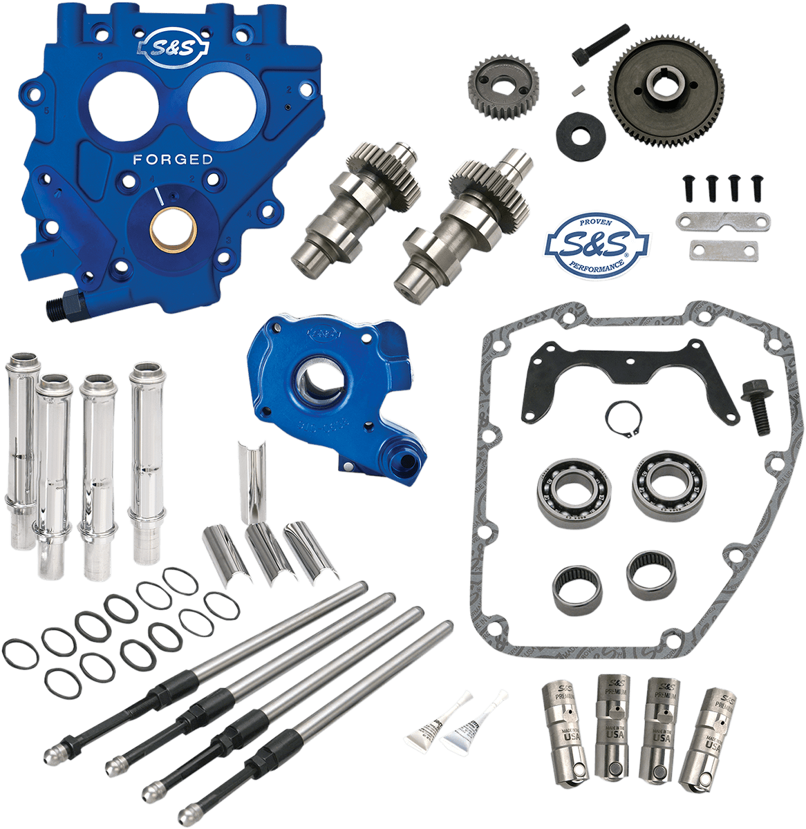 S&S CYCLES-Gear & Chain Drive Cam Chest Kits / '99-'17 Twin Cams-Camchest Kits-MetalCore Harley Supply