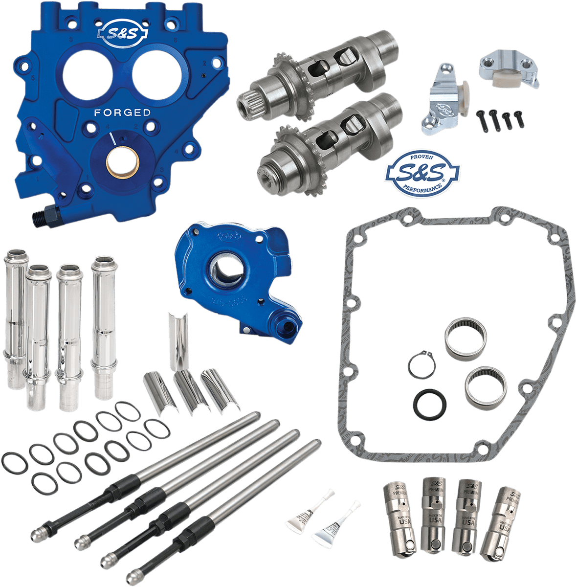 S&S CYCLES-Gear & Chain Drive Cam Chest Kits / '99-'17 Twin Cams-Camchest Kits-MetalCore Harley Supply