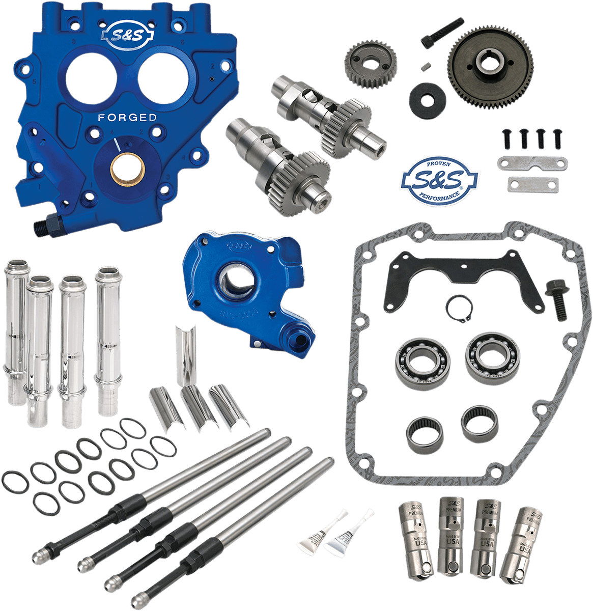 S&S CYCLES-Gear & Chain Drive Cam Chest Kits / '99-'17 Twin Cams-Camchest Kits-MetalCore Harley Supply