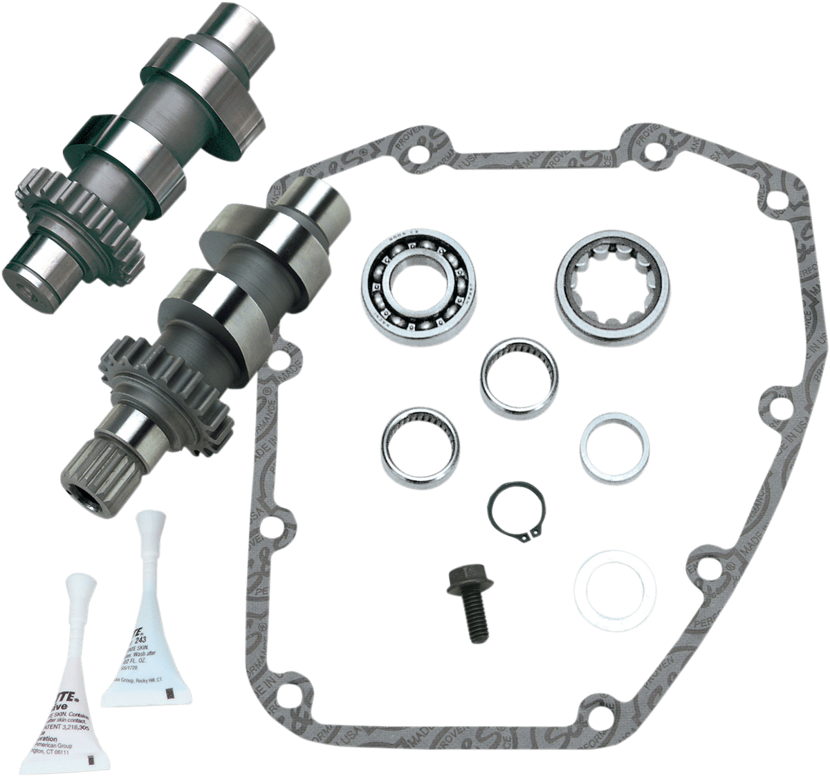 S&S CYCLES-Gear & Chain Drive Camshaft Kits / Twin Cam-Cam Kit-MetalCore Harley Supply